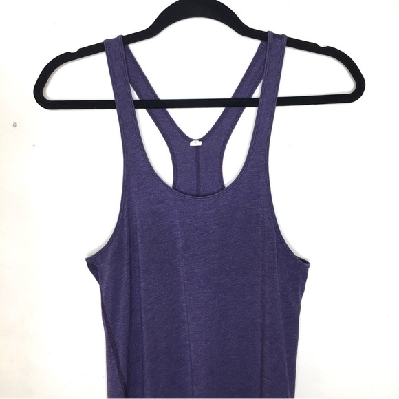 lululemon Torque Tank Racerback Heathered Black Grape - Picture 8 of 14